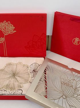 纯羊毛围巾水佩风裳冬季生日礼物送妈妈婆婆礼盒包装代写贺卡