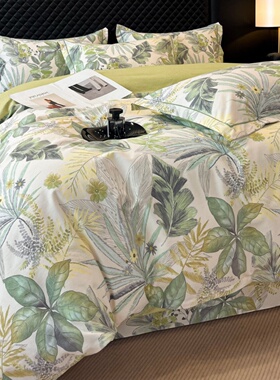 A类加厚全棉磨毛四件套229x230定做秋冬100%纯棉被套220x250床笠