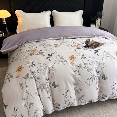 生态磨毛100%纯棉被套加厚全棉被罩单件229x230x250大尺寸定做248