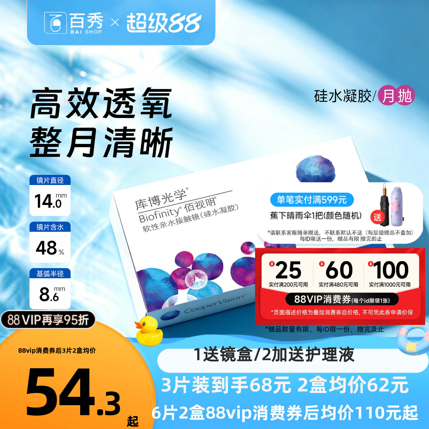 库博光学硅水凝胶佰视明月抛图片