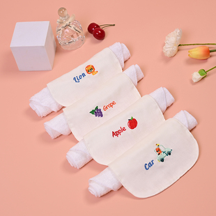 专柜正品欧林雅竹纤维毛巾 儿童宝宝婴儿隔汗巾 垫背吸汗巾 童巾