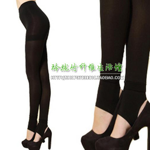 秋冬新款 欧林雅竹纤维假透肉加厚时尚 毛圈袜踩脚连裤 袜WY548 正品