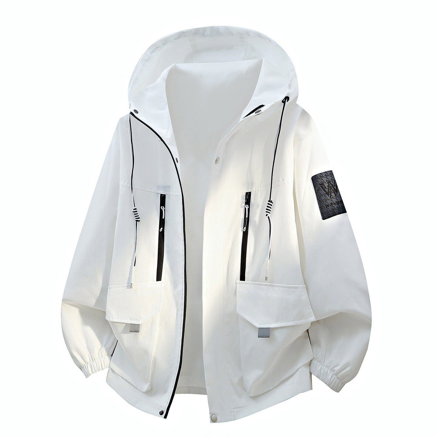 春秋季青少年工装外套男2026新款初中高中学生冲锋衣夹克大童男装