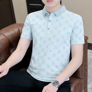 港士博新款夏季百搭纯棉短袖男Polo衫时尚休闲半袖T恤衫男装上衣