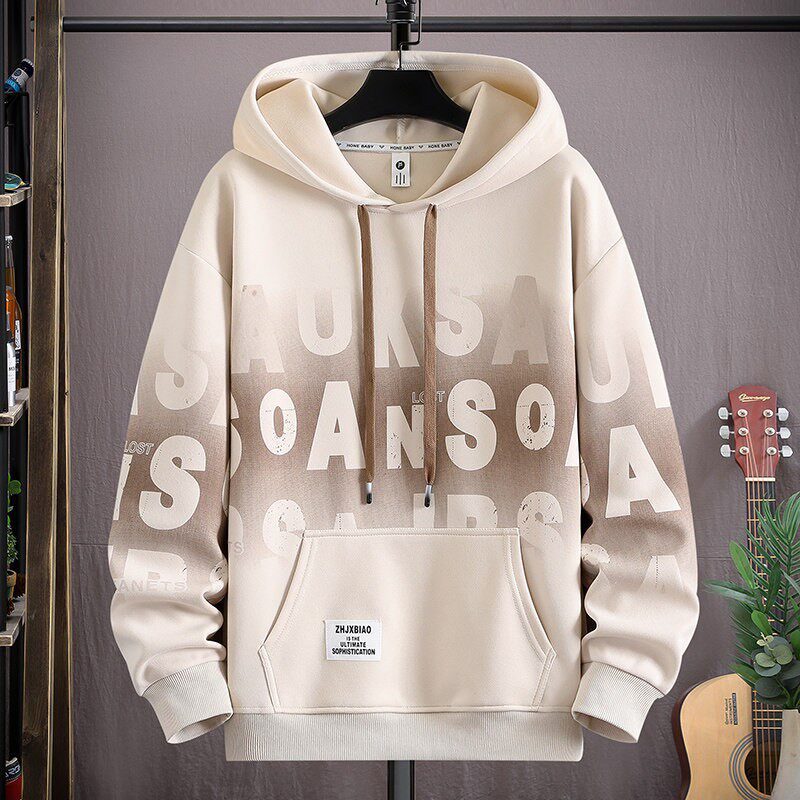 秋冬装连帽卫衣男孩初中学生加绒加厚打底衫大童纯棉长袖T恤上衣