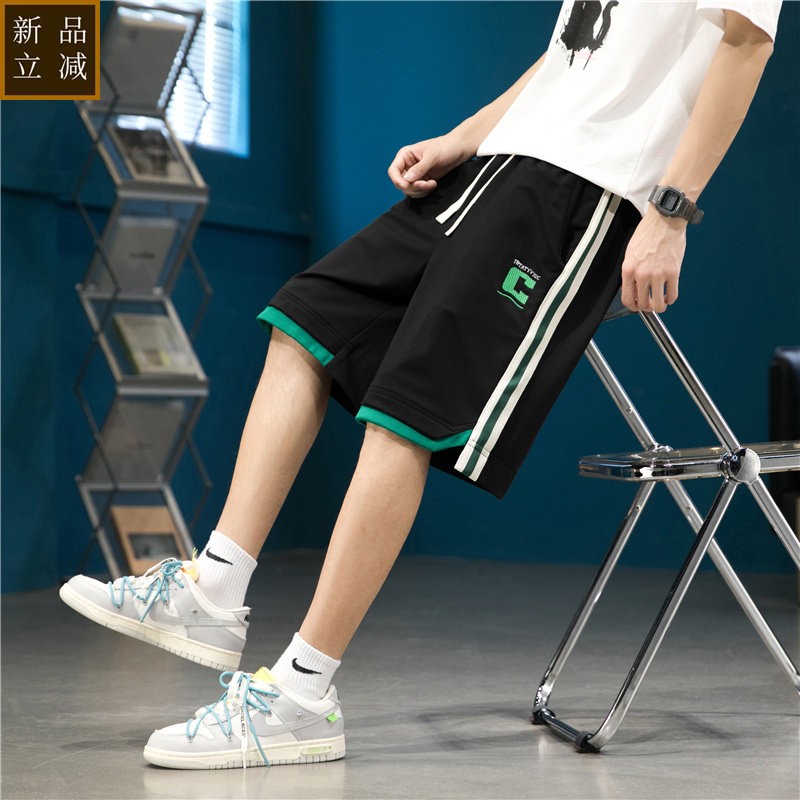 青少年短裤男孩初中生中学生薄款帅气休闲夏季裤子大童运动五分裤