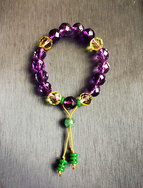 水晶碧玺配饰手串独家私人定制