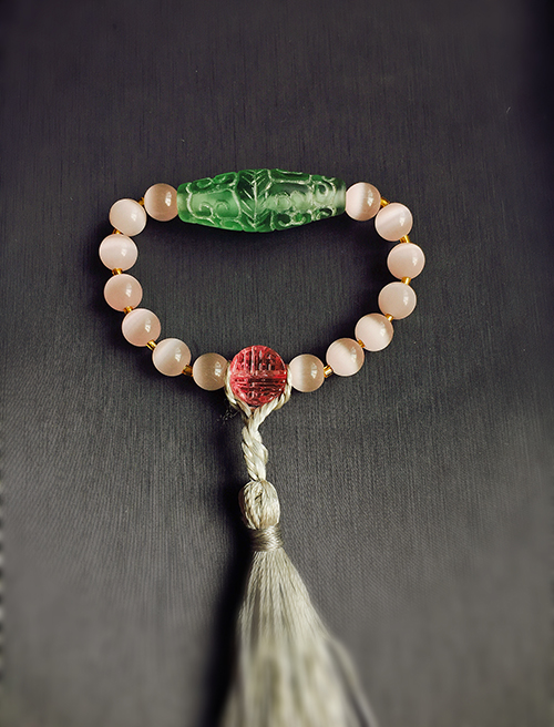 水晶碧玺配饰手串独家私人定制