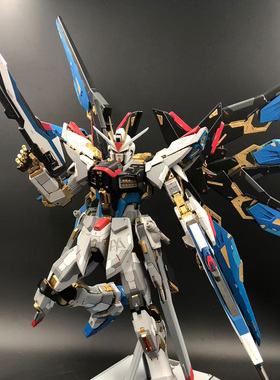 万代PG1/60强袭自由高达代工上色成品fei现货