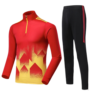 秋冬季加绒长袖足球服套装男女长衣长裤训练服小脚裤儿童比赛队服