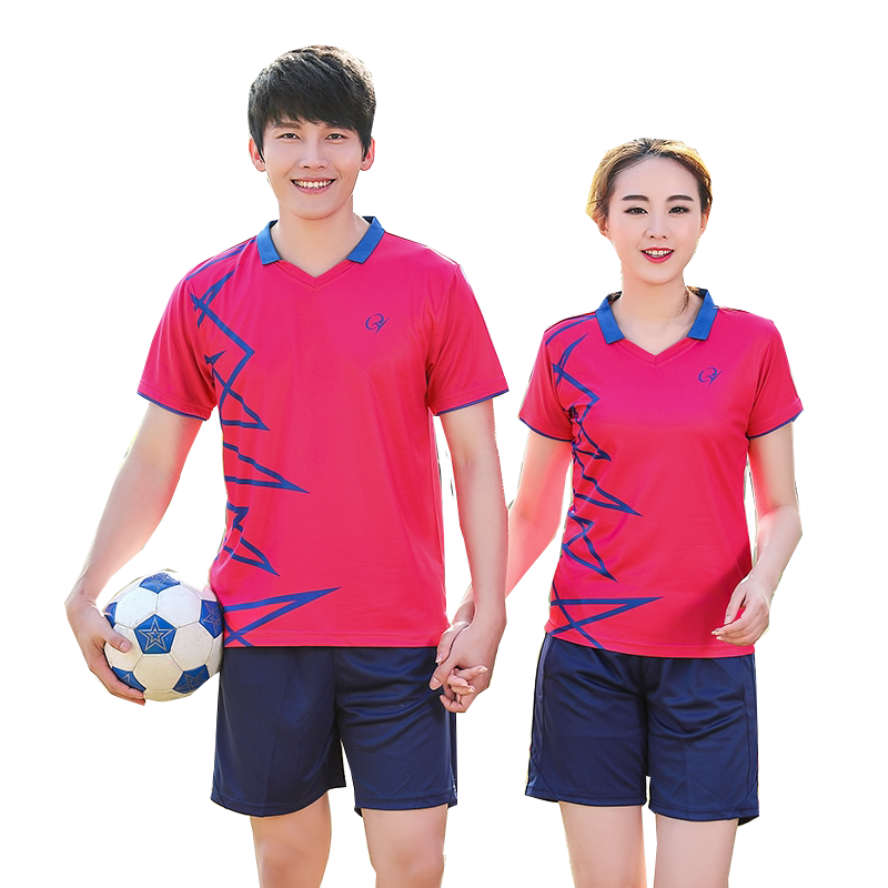 新款气排球服套装男女速干训练服