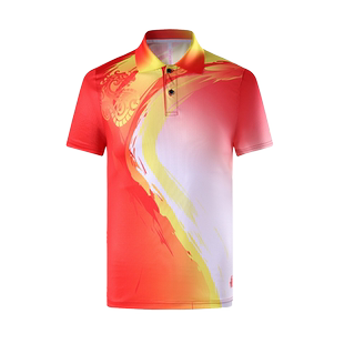 新款羽毛球服套装男女速干短袖长裤气排球网球乒乓球比赛训练队服