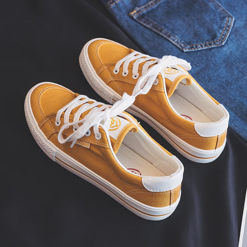 人本新款韩版运动学生潮流帆布鞋