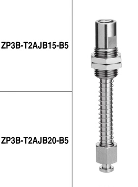 ZP3B-T2AK15-T2AK20-T2AJB15-T2AJB20-B5真空吸盘金具弹簧支架杆