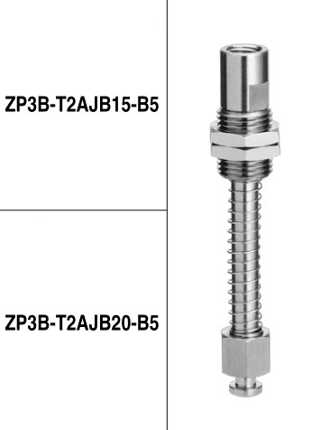 ZP3B-T2BJB15真空吸盘金具杆ZP3B-T2BJB20 ZP3B-T2BK15-T2BK20-B5