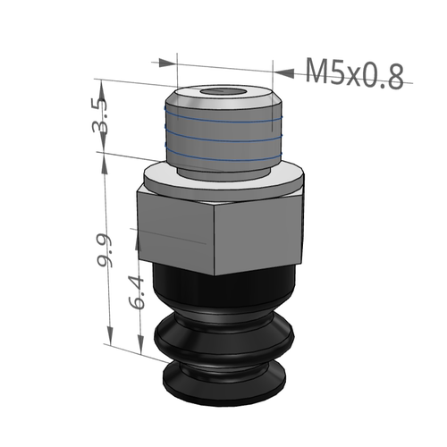 OCN真空吸盘吸嘴头B-ZP2-TB06/TB05ZJN/ZJS/ZJGN/ZJGS/ZJF/ZJU-A5