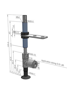 ZPR10/13/16/UTNK10/UTSK10-04/06-A8气动真空吸盘机械手吸嘴特价