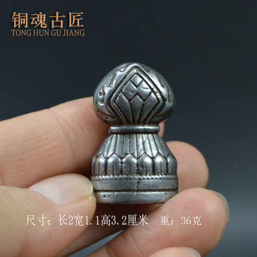铜魂古匠印章书房摆件