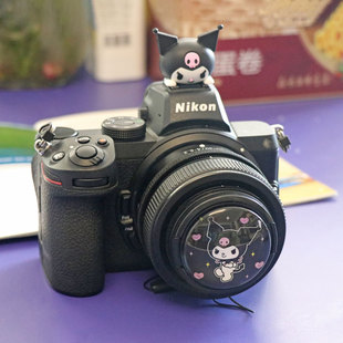 相机镜头盖防丢绳佳能R50小痰盂49m58m索尼zve10富士1855尼康z30