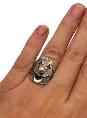 好成交吧男女25美分小丑硬币戒指