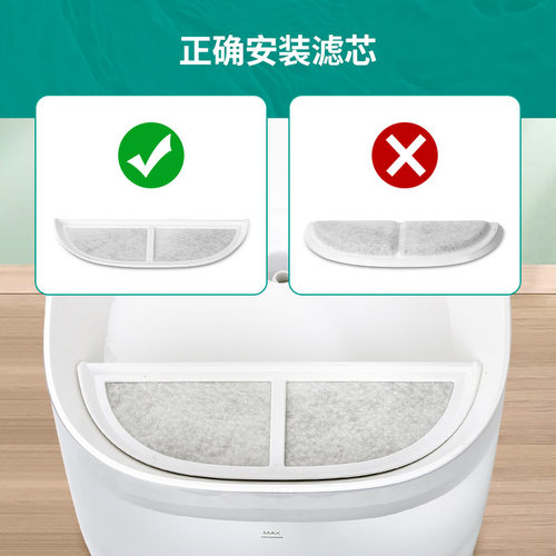 适用于Eufy宠物饮水机的滤芯套装强效过滤棉吸附灰尘净化水质