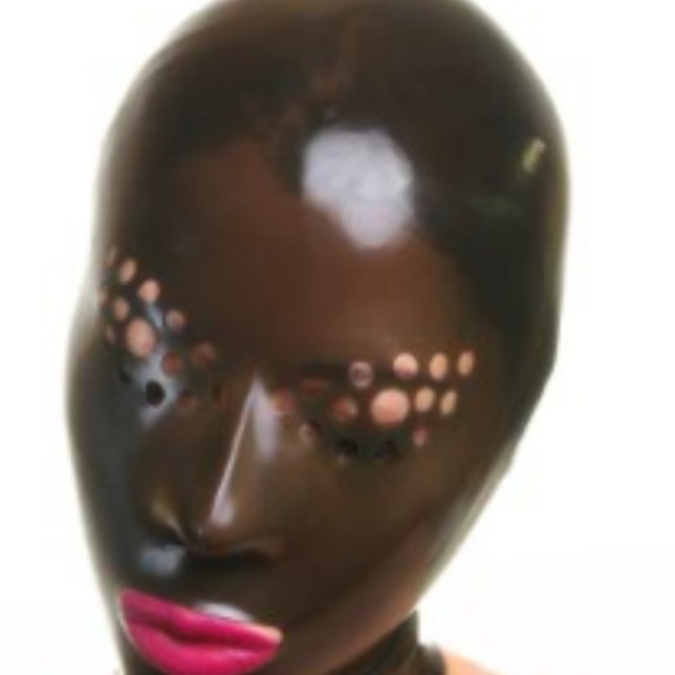 乳胶头套 乳胶面具 面具派对面具 时尚性感头套 latex mask