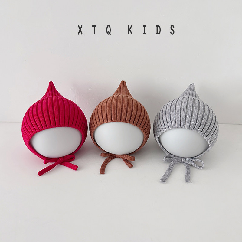 婴儿帽子秋冬毛线针织帽男女宝宝套头护耳帽精灵帽可爱超萌6个月,童装/婴儿装/亲子装,帽子,淘宝优惠券,粉丝福利购,淘宝优惠卷
