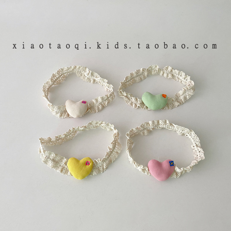 ins宝宝发带可爱超萌蕾丝花边婴幼儿护囟门发饰春秋夏季镂空透气