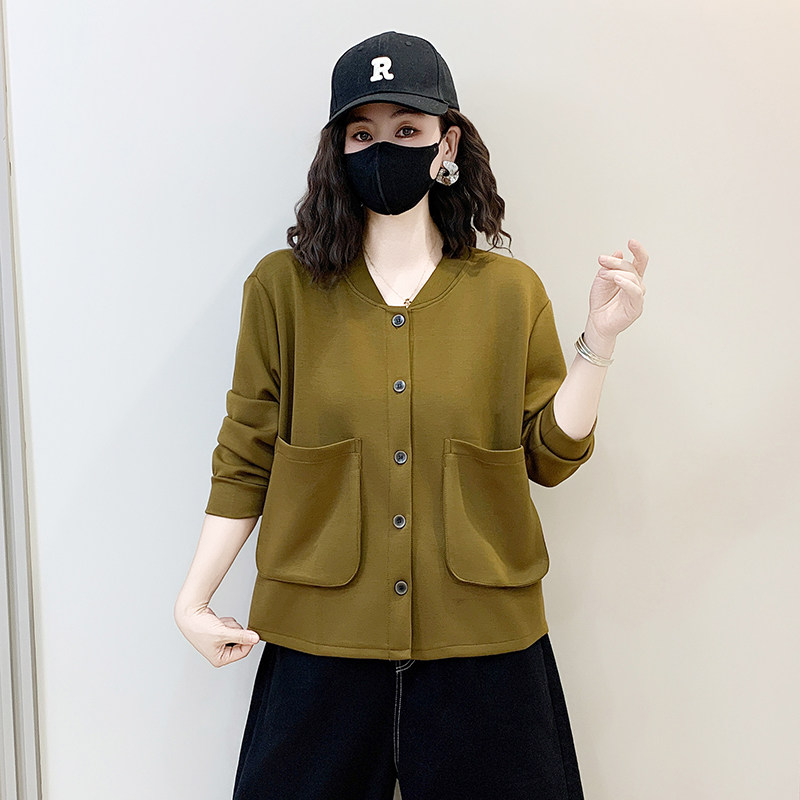 小个子薄款短外套女士2025早春秋季新款百搭温柔上衣设计感棒球服