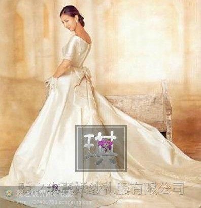 来图订制桂由美复古一字包肩中长袖绸缎刺绣蝴蝶长拖显瘦仪式婚纱|ruв категории Женская одежда, Cвадебные платья, свадебное платье - от Buy2taobao.com для оказания профессиональной услуги покупки агента Taobao