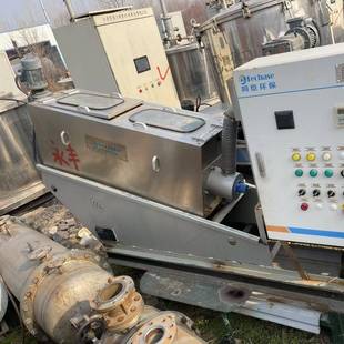 二手上海同臣201型叠螺机屠宰厂养鸡场废水回收机回收闲置叠螺机