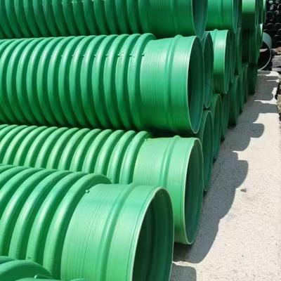 重庆厂家直发MPVE双璧波纹管钢塑复合缠绕管-大口径