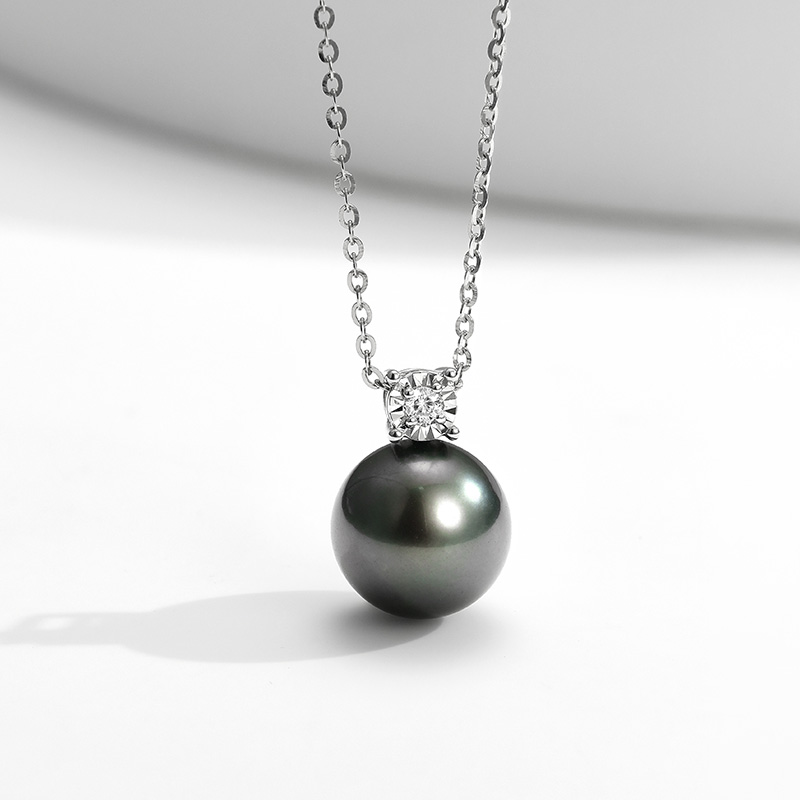 13-14mm大溪地黑珍珠戴妃款