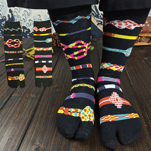 分趾袜袜子铺子纯棉吸湿排汗高筒