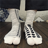 AB款 袜子铺子全场买三双 包邮 日系日本中筒纯棉分趾袜二指袜女木屐