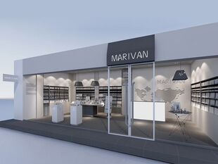 餐饮美容美发服装商店铺橱窗餐厅酒吧门面门头装修效果原创设计