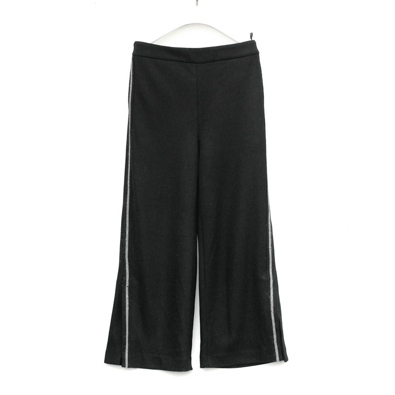 专柜品牌撤柜裙皇系列冬装高品质休闲侧边条开叉厚实羊毛呢阔腿裤,女装/女士精品,休闲裤,淘宝优惠券,粉丝福利购,淘宝优惠卷