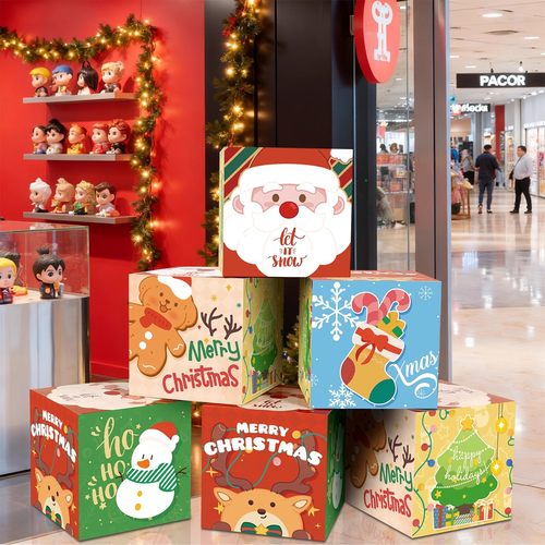 圣诞节场景布置装饰品氛围商场店铺礼物盒christmas地堆盒子摆件