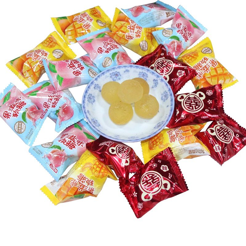 甜兜兜水果糖软糖水果味软糖结婚喜糖专用订婚零食散装婚庆糖果