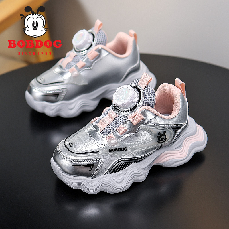 巴布豆童鞋女童老爹鞋二棉运动鞋