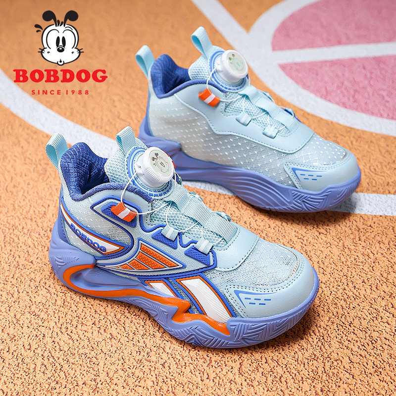 巴布豆童鞋男童鞋子春夏季网面透气儿童单网鞋轻便男孩跑步运动鞋