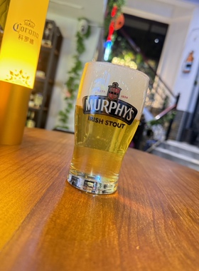 全新Murphy's墨菲莫菲黑啤啤酒杯精酿玻璃水杯250ml家用个性酒吧