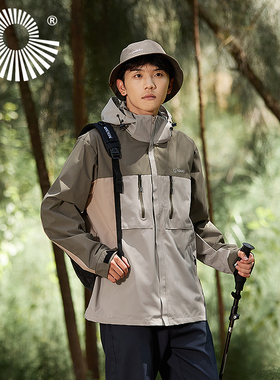 日高户外徒步冲锋衣三合一可拆卸内胆秋冬外套情侣登山服防风防水