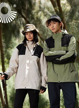 Nikko日高户外三合一冲锋衣外套男女秋冬新款登山服两件套