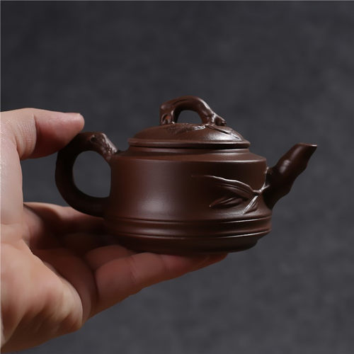 正宗紫砂壶半手工茶壶名家三友壶