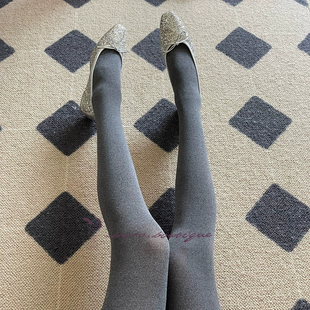 不可思一间秋冬新款 打底丝袜 80D天鹅绒加裆加大高个子品质连裤