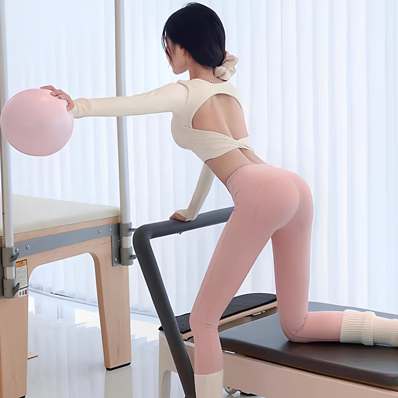 瑜伽服套装女2026新款高级普拉提训练服绝美性感纯欲健身运动上衣,运动服/休闲服装,健身衣,淘宝优惠券,粉丝福利购,淘宝优惠卷