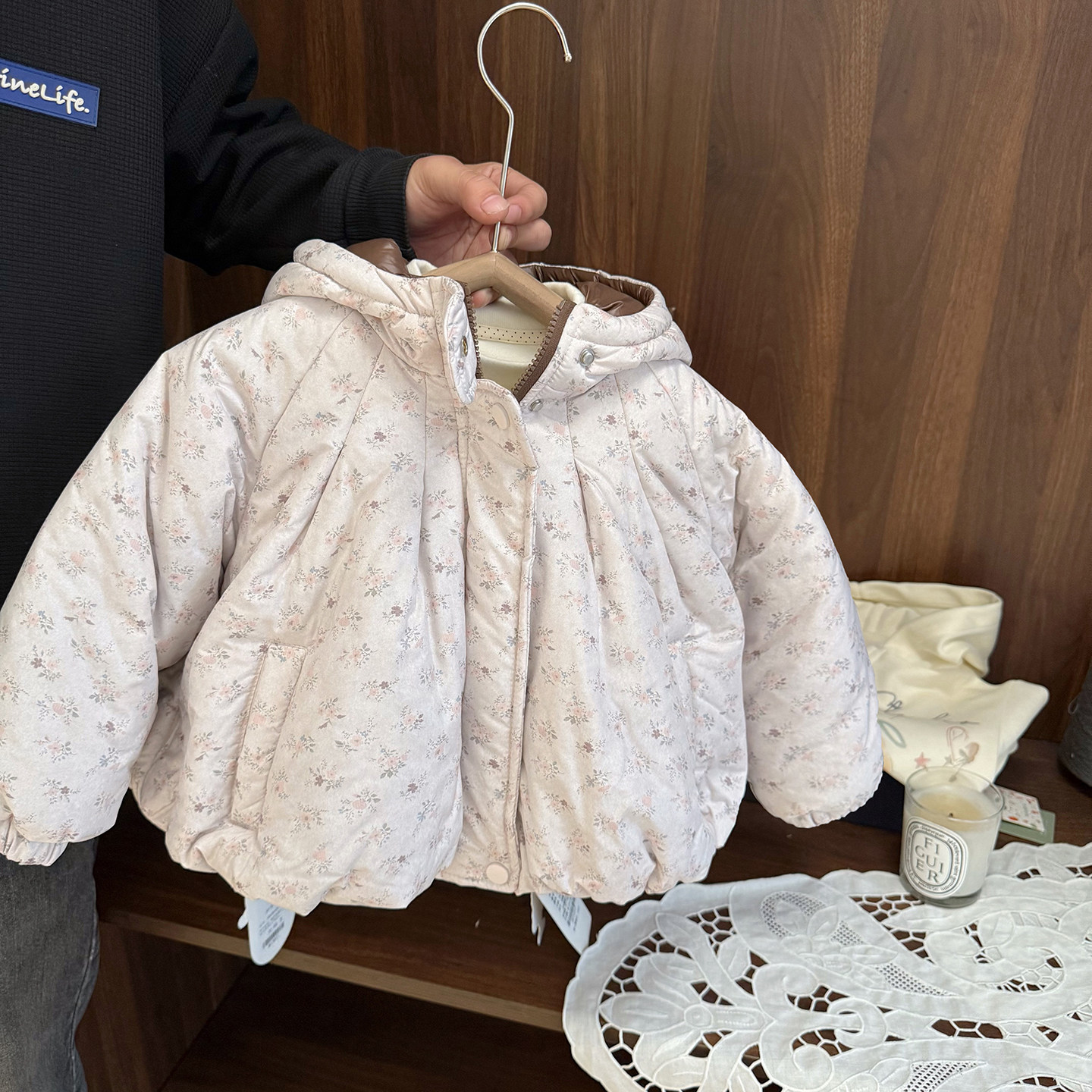 女宝宝高级复古小碎花棉衣棉服女婴儿秋冬季棉袄女童加厚夹棉外套,童装/婴儿装/亲子装,棉袄/棉服,淘宝优惠券,粉丝福利购,淘宝优惠卷