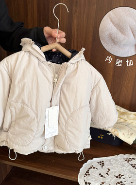 亲肤棉布优质毛绒棉服外套