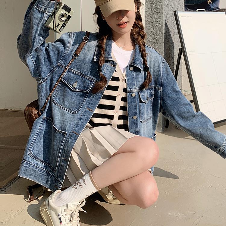 EndlessCereal牛仔外套女装欧洲站2025早春新款欧货女装宽松上衣,女装短外套,浙宝220